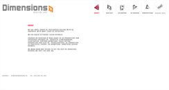 Desktop Screenshot of dimensions.cz